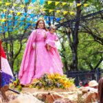 Misa folclórica, procesión aérea y karu guasu en honor a la Virgen